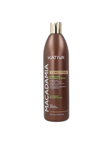 Kativa Macadamia Acondicionador Hydra Softness & Shine 550 ml